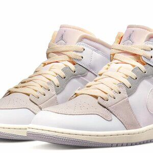 Nike Jordan 1 Mid SE Craft High-Top "Inside Out" Sneakers in size 6Y woman 7.5